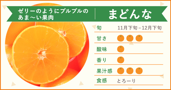 【愛媛が誇る"超人気"柑橘】「まどんな」を大特集！ぷるぷる果肉にやみつき必至！
