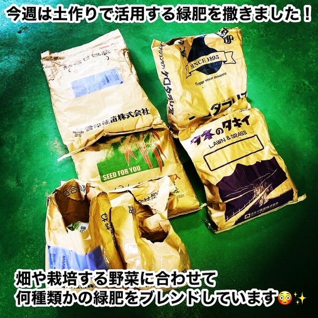 2023/4/23 緑の肥料？緑肥を撒きました！｜食べチョク｜産地直送