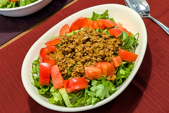 【野菜ソムリエのレシピ】カレー風味タコライス