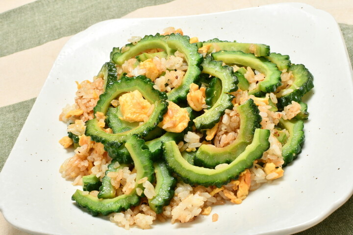 ゴーヤと卵の炒飯だよ