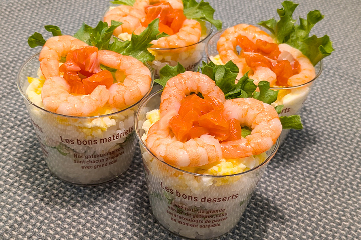 【野菜ソムリエのレシピ】カラフルカップ寿司