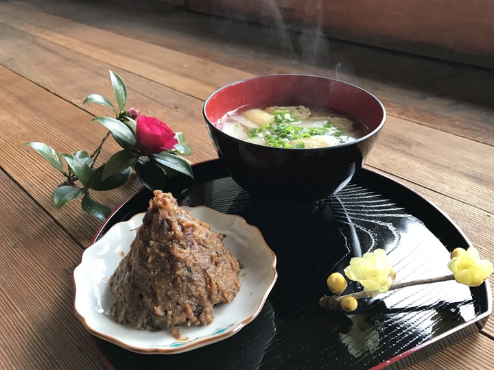 腸活だっ!!【2年熟成味噌】農家の黒豆みそ 丹波篠山特産 ブラック