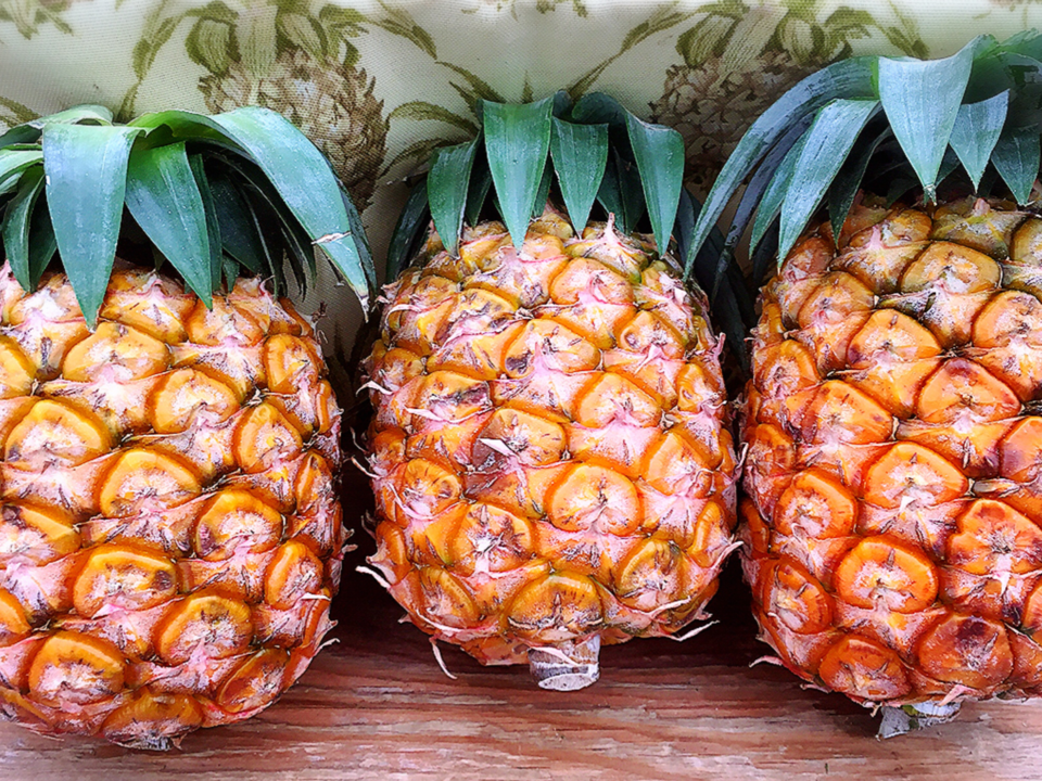 減農薬パイナップル ピーチパイン 小玉 3個 沖縄県産 食べチョク 農家 漁師の産直ネット通販 旬の食材を生産者直送